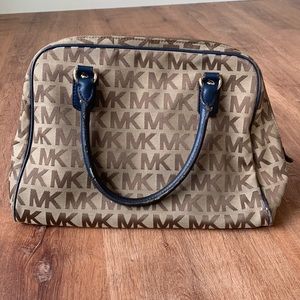 Michael Kors Canvas Shoulder Purse